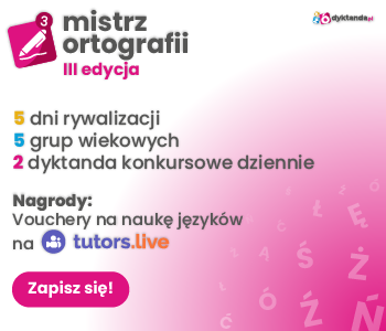 Banner - Mistrz ortografii