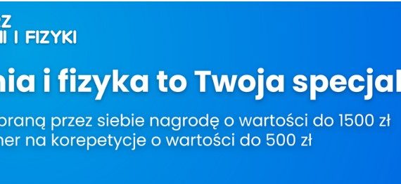 Logo konkursu - chemia i fizyka